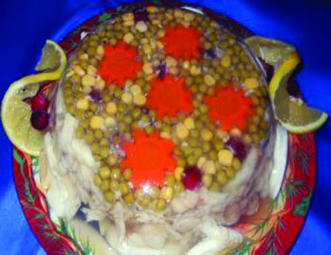 Новогодний рецепт праздничного заливного из щуки 